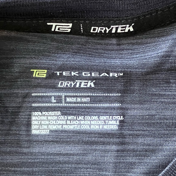 NEW!!! Tek Gear Wicking Performance T-Shirt L - Picture 7 of 8